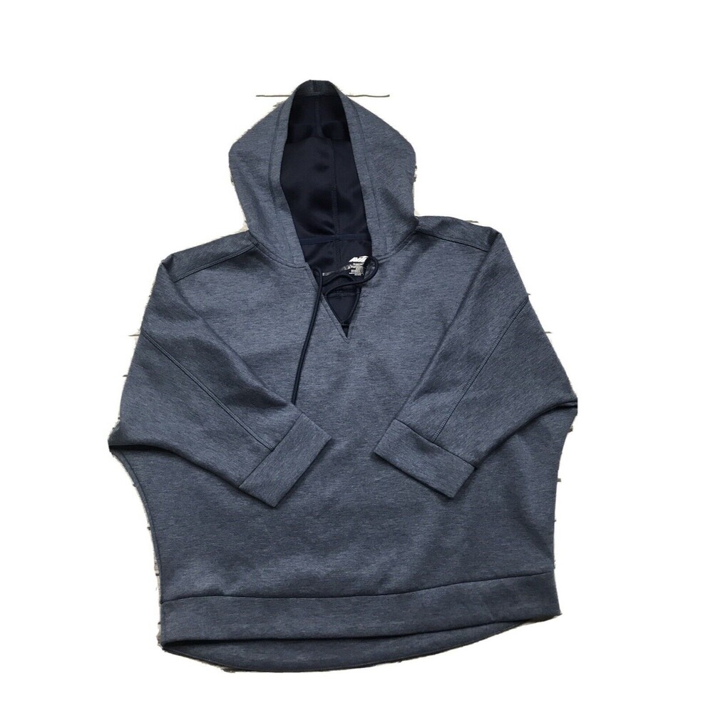 AVIA Womens blue Lace Up front Pullover Sweatshirt Top XL 16-18